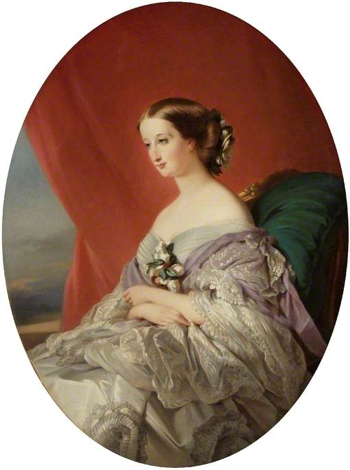 Portrait of the Empress Eugenie (1826-19 - Franz Xaver