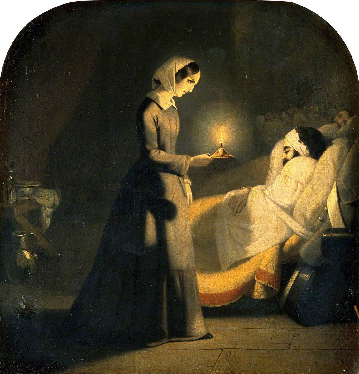 Florence Nightingale as the Lady with the Lamp | Art UK