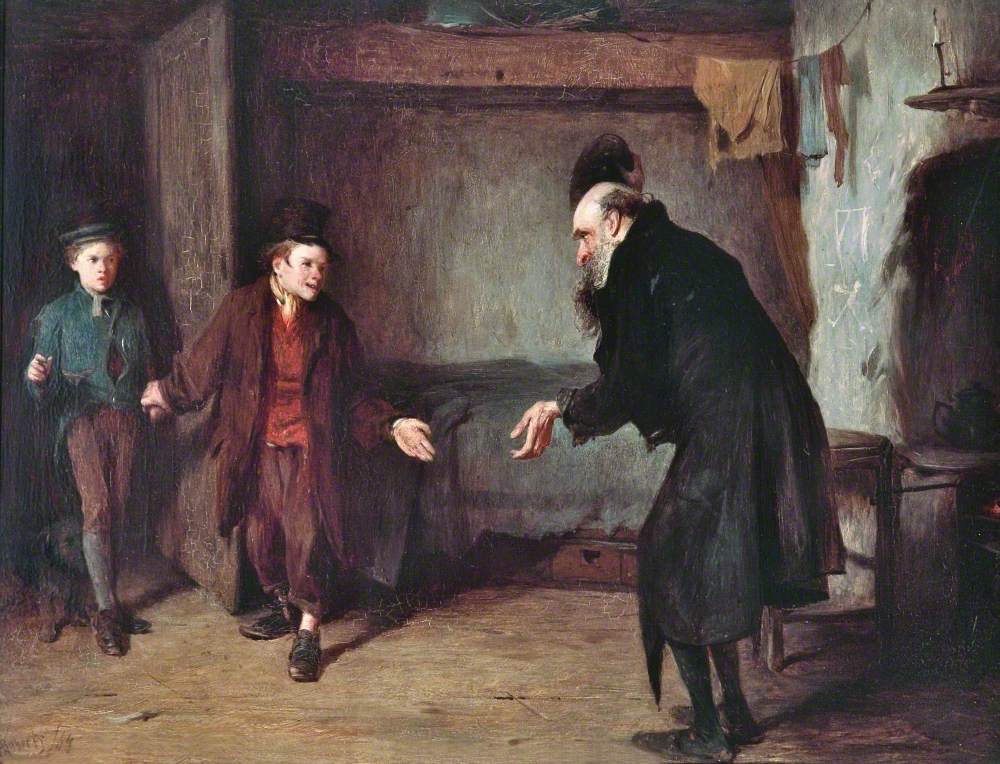 Oliver Twist's First Introduction to Fagin | Art UK