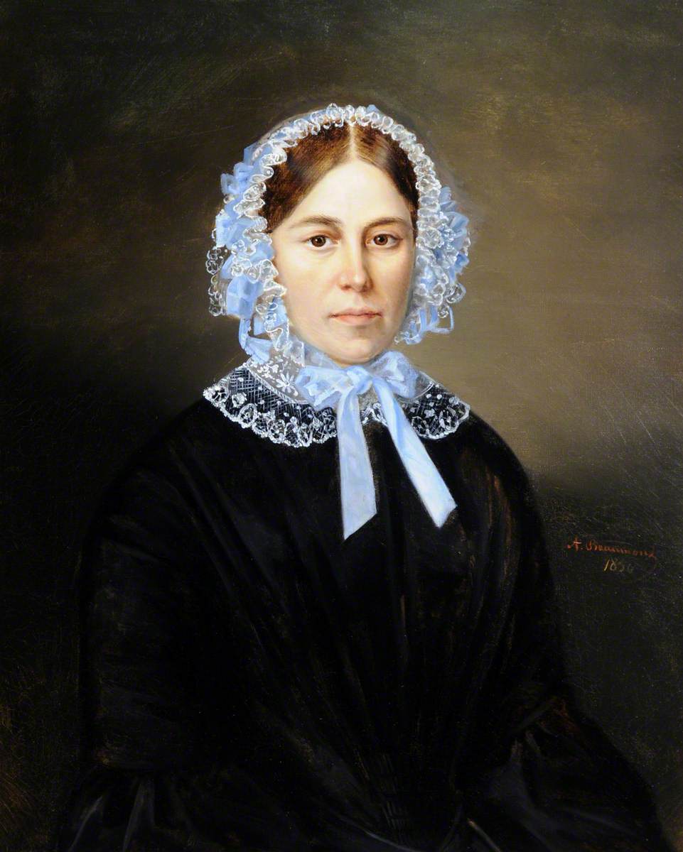 Portrait of a Young Lady in a Blue Bonnet | Art UK