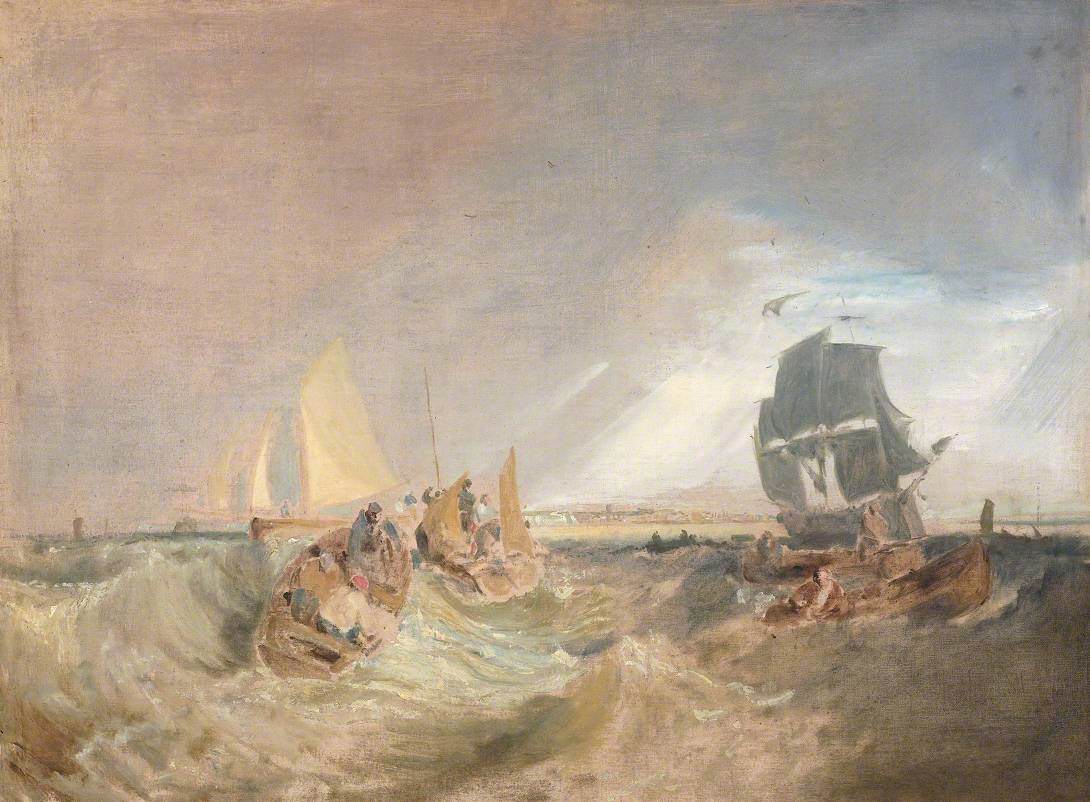 Shipping at the Mouth of the Thames | Art UK