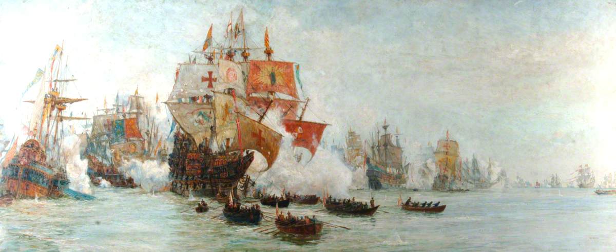 The Battle of Gravelines 29 July 1588 Art UK