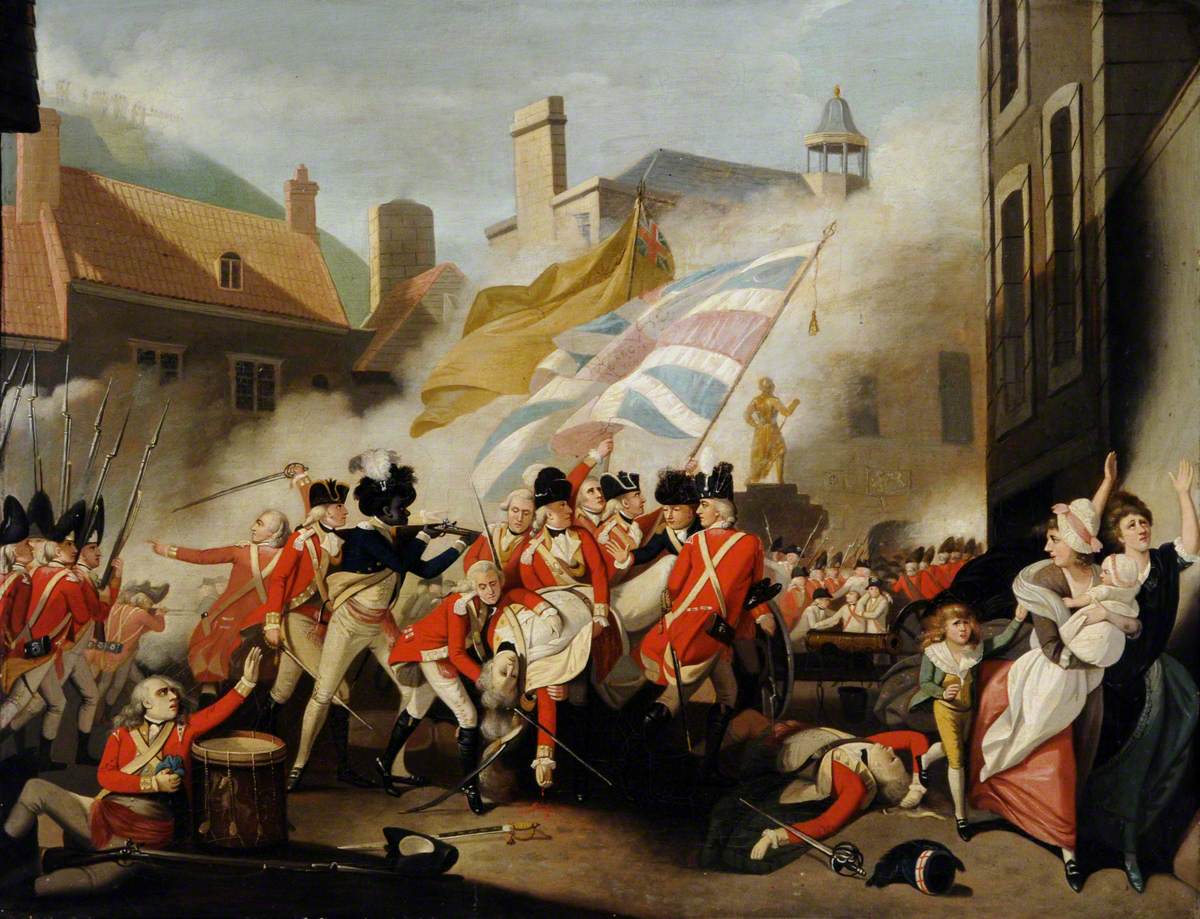 The Death of Major Peirson, 6 January 1781 | Art UK