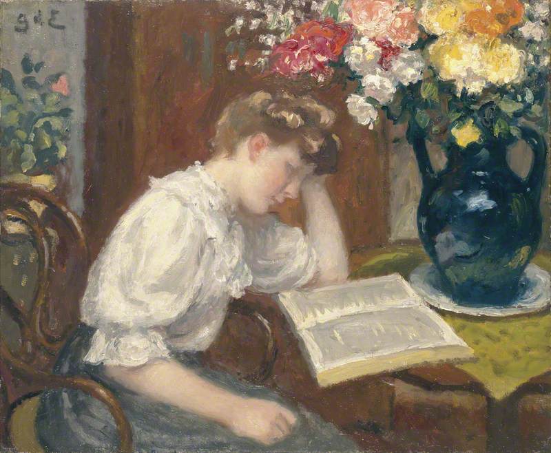 Woman Reading | Art UK